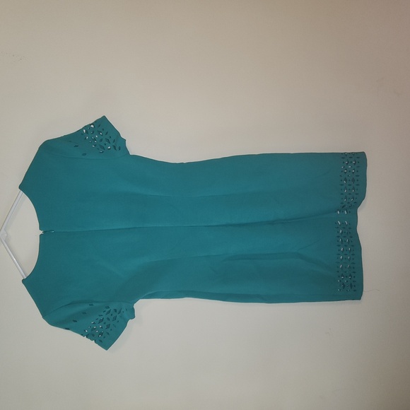 Banana Republic Teal Midi Dress - Picture 5 of 6